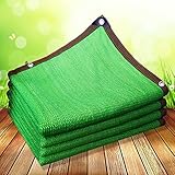 kufu01 Grünes Schattennetz Polyäthylen Sonnenschutzgewebe,Sonnenraum-Innenhof-Auto-Gewächshaus-Garten-Blumen-Pflanzen-Schattierungsnetz,85% UV-Beständige Schattentuch,2m-10m (2x8m/6.6x26ft)