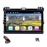 9'Android 10 GPS Navigation Auto Stereo Radio Multimedia Video Player Für Toyota Land Cruiser Prado 120 2004-2009 Unterstützung Bluetooth Lenkradsteuerung USB WiFi FHD Dash C(Color:4G+carplay 2G+32G)