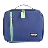 TEAMOOK Kühltasche Lunch Tasche Isoliertasche Lunchbox für Frauen Männer und Kinder 5L B