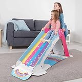 Pop2Play Pop2Play Rutsche, Regenbogenfarbe, 150 cm (Länge) x 63 cm (Breite) x 71 cm (Tiefe) (CONCENTRA 123097)