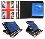 Sweet Tech Denver TAD-10063 / TAD-10072 / TAQ-10122 / TAQ-10133 / TAQ-10153 10.1 Zoll Tablet Union Jack Universal 360 Grad Drehung PU Leder Tasche Schutzhülle C