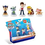 PAW Patrol Figuren Set 5er Blister Pack mit Stempeln – Chaos-Frei, Paw Patrol Geburtstag Deko, Gastgeschenk – einschließlich Skye & Rubble – Die Mini-Figuren sind 6,35 bis 7,62 cm hoch Groß(S1)