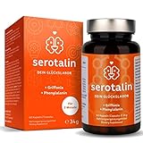 Serotalin® ORIGINAL - Serotonin und Dopamin Tabletten hochdosiert I 60 vegane Kapseln mit 5-HTP aus Griffonia-Samen, L-Tyrosin und L-Phenylalanin I Energy & Mood Made in Germany