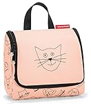 reisenthel toiletbag S kids cats and dogs rose Maße: 18,5 x 16 x 7 cm / Volumen: 1,5