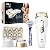 Braun IPL Silk Expert Pro 5 Haarentfernungsgerät, für dauerhaft sichtbare Haarentfernung, Venus Rasierer & Tasche, Alternative zum Laser, Valentinstag Geschenk für Sie, PL5137MN, weiß/g