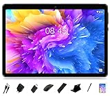 Tablet 10 Zoll Android 10, MEBERRY 8 Core Prozessor Ultraschneller Tablet PC mit 4GB RAM+64GB ROM, 8000mAh Akku | 1280 * 800 IPS | Kamera (5 + 8MP) | Nur WLAN | GPS | Bluetooth, Tastatur & Maus, G