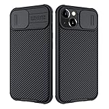 Nillkin Camshield Pro Kompatibel für iPhone 13 Hülle 6.1' 2021 [Kameraschutz] Schiebekameraabdeckung Protect PC Stoßfeste Kratzfeste Schutzhülle Handyhülle iPhone 13 6.1 Zoll (Black)