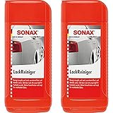 2x 500ml SONAX LACKREINIGER LACK REINIGER INTENSIV PFLEGE POLITUR PFLEGE