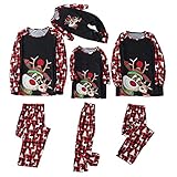 Weihnachten-Schlafanzug-Familie Winter Warm Weihnachtspyjama-Familie-Set Pyjamas: Männer Frauen Kind Baby Kuschelig Warm Hausanzug Nachthemd Schlafshirt Kostüme Weihnachtspullover Weihnachts-Geschenk