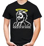 Voice of an Angel Männer und Herren T-Shirt | Hangover Spruch Carlos Kostüm Alan Geschenk (XL, Schwarz)