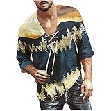 Herren Bekleidung Verkauf Mode Herren Bedruckt Kurzarm Casual T-Shirt Hemd Gentleman Warm Männer Polo Rugby Shirts Patchwork Tops Größe S-XXXXXL, Gelb 1, S