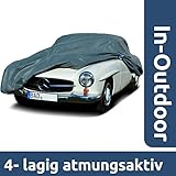 MY CARCOVER® Autoabdeckung passend für Opel Cascada Cabriolet Vollgarage Abdeckplane Auto Garage Autohülle Autoplane Schmutzabweisend Fahrzeug Abdeckung für Winter & S