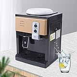 Elektrischer Wasserspender, Heiß und Kalt-Wasserspender Wasserkühler Heißwasserspender 550W 18.9 L Wasserspender Abnehmbare obere Basis Heißwassergerät Home Office Desktop Verw