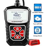 KONNWEI KW310 OBD2 Diagnosegerät Universal Auto Diagnosegerät Automotor Fehler-Code Scanner für 16-Pin OBDII/EOBD/CAN Protokoll KFZ in D