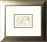 artissimo, Kunstdruck gerahmt, 39x35cm, AG3801, Pablo Picasso: Femme Endormie, Bild, Wandbild, Poster, Wanddek