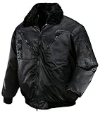 securesse Pilotenjacke 4 in 1-Funktion Winterjacke schwarz, Größe M