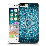 Head Case Designs Offizielle Zugelassen Monika Strigel Meerblau Mandala Harte Rueckseiten Handyhülle Hülle Huelle kompatibel mit Apple iPhone 7 Plus/iPhone 8