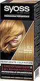 Syoss Color Coloration 8_7 Honigblond Stufe 3 (3 x 115 ml), permanente Coloration für bis zu 10 Wochen Farbintensität und 70 % weniger Haarbruch*