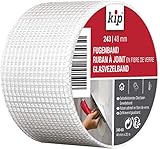 Kip Tape 243-03 Fugenband – Dichtungsband aus Glasfaser-Gewebe zum Abkleben von Fugen – 48mm x 20