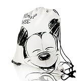 Disney original Mickey Mouse Dream Collection Jugend Kordelzug schuhbeutel Rucksack mit Tasche und Futter HOHE QUALITÄT