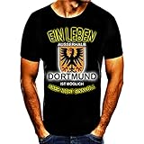 Dortmund 2022 Stadt Fußball Fan T-Shirt (XXL)