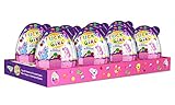 Lucky Girl Surprise Egg - Mega Plastik - XXL Ei - Überraschungsei XXL - 14cm groß, 35g, Mitgebsel, Geschenk, Spielzeug für Mädchen, girl (8er Karton)