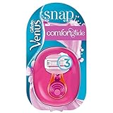 Gillette Venus ComfortGlide Spa Breeze Snap Rasierer Damen mit Rasiergelkissen für Hautschutz, Damenrasierer + 1 Rasierkling