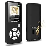 BERTRONIC MP3 Player BC01, Made in Germany, mit 16GB Micro-SD Karte, ideal für Hörbücher mit Lesezeichenfunktion, Einschlafhilfe Dank Sleep Timer, mit Lautsprecher, bis 100 Std. Akku, Sp