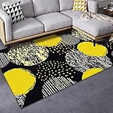 Bljanglai Moderne 3D Geometrische Nordic Teppiche Für Wohnzimmer Schlafzimmer Dekoration Teppich Home Bodenmatte Rosa Großer Teppich Alfombra 140X200C