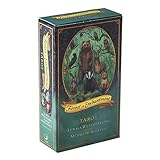 78 Tarotkarten, Forest of Enchantment Spielkarten Mit Bunter Schachtel Für Anfänger Brettspiel, Englische Ausgab