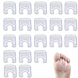 FHYT 10 Paar Silikon Einlegesohlen für Highheel Pumps Antirutsch Gel Pads Schuheinlagen Fersenschutz Reduziert Druck im Vorderfuß und lindert S