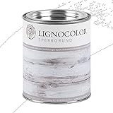 Lignocolor Sperrgrund (Weiss, 750 ml) auf Wasserbasis Isoliergrund Kreidefarbe 750