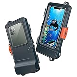 Pakiloof wasserdichte Handyhülle,Tauch-Gehäuse, Extrem Robuste Schutzhülle für Outdoor Action und Sport, Strand, Schwimmbad, Universal passend für viele iPhone M