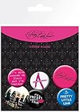 1art1 Pretty Little Liars - Mix, 4 X 25mm & 2 X 32mm Buttons Button Pack 15 x 10