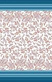 Bassetti Granfoulard Überwurf für Sofas aus Baumwolle, verschiedene Verwendungsmöglichkeiten (Tagesdecke, Picknick, Vorhang, Tischdecke), Größe 270 x 270 cm, Modell Tosca - B1