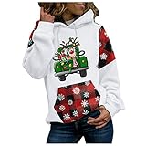 XTBFOOJ Capital Pullover Kapuzenpullover jacken Damen Mantel Sweater Winter Coat Batik t Shirt Langarmshirt Damen Sweatshirt Rock Damen blusen Hoodie Long Strickjacke Damen ausgefallene Ob