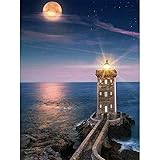Yingxin34 Puzzle 2000 Teile Leuchtturm am Meer Puzzle Kreatives Puzzle Hartes Puzzle Klassisches Puzzle Adult Decompression Toy-39.17x27.75 Zoll (99.5 x 70.5cm)