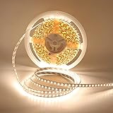 LED Strip 10M, XUNATA 24V SMD 2835 LED Streifen Lichtband Selbstklebend Flexibel LED Lichtleiste Band für Schlafzimmer Küche Home Innendekoration (Natürliches Weiß)