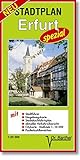 Stadtplan Erfurt - spezial: Maßstab 1:20000: Mit Stadtführer, Umgebungskarte, Stadtdurchfahrtsplan, aktueller Verkehrsübersicht, Citykarte 1:10 000, Postleitzahlb