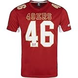 Majestic NFL SAN FRANCISCO 49ers Moro Mesh Jersey T-Shirt, Größe:L