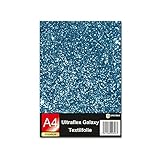 Ultraflex S Textilfolie für Plotter 61 Farben Din A4 Bogen 30x20cm Plotterfolie matt auf Stoffe Kleidung T-Shirt Folie Flexfolie DIY Zubehör (61 Galaxy Hellblau, 1 Bogen)