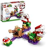 LEGO 71382 Super Mario Piranha-Pflanzen-Herausforderung – Erweiterungsset, Limonadendschungel, sammelbares modulares Spielset mit Stacheliger Fig