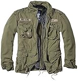 Brandit M65 Giant Feldjacke NEU Army Winterjacke + Futter US Parka Outdoor Jacke, Größe:3XL, Farbe:O