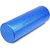SPRINGOS Faszienrolle Massagerolle Glatt 45 cm Härtegrad hart Trainingsrolle Selbstmassage Sportgerät Sport-Zubehör,