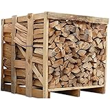 Buche 33cm RM Box Brennholz trocken Kaminholz ofenfertig Holz Feuerholz Scheitholz Kaminfeuer Lagerfeuer Pizzaofen | Boxenmaß ca.104x100x100cm | 1 Box =ca.400kg | Energie Kienb