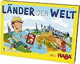 HABA 304213 - Länder der Welt, spannende Weltreise für die ganze Familie, Wissensspiel für 2-4 Spieler von 8-99 J