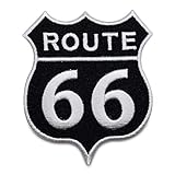 Finally Home Route 66 Usa Motorrad Bügelbild Patch zum Aufbügeln | Patches, Aufbüg