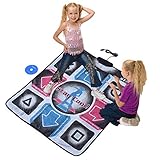 Rutschfestes Kindertanzpad,tanzmatte ab 2 jahre mit instrumenten,Musikalische Spielmatte mit USB-Anschluss für PC/Windows 98/2000 / XP / 7OS