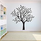 Vögel auf dem Baum Hauptdekoration Baum Wandtattoo Aufkleber Schlafzimmer Baum des Lebens Wurzel Hauptdekoration Tapete Wandaufkleber Andere Farbe 57X59CM