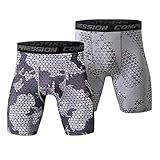 Hanhua Herren-Kompressions-Shorts, A+C, S